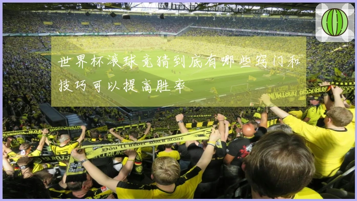 世界杯滚球竞猜到底有哪些窍门和技巧可以提高胜率